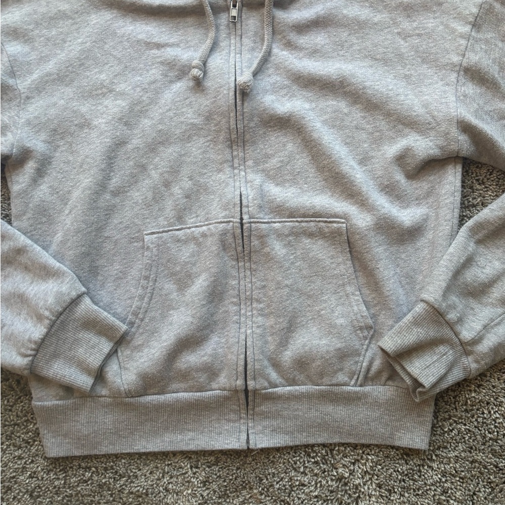 SO Women's Short Full Zip Gray Jacket Size S - Picture 3 of 8